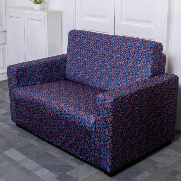 Multicolored Feather Sofa cover set