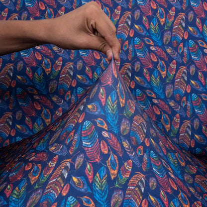 Multicolored Feather stretchy