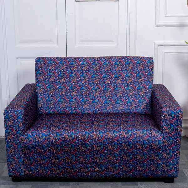 Multicolored Feather two seater cover