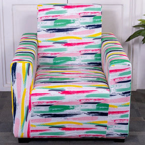 Multicolored  1 Seater Sofa Covers