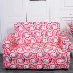 Pink Swirl sofa covers