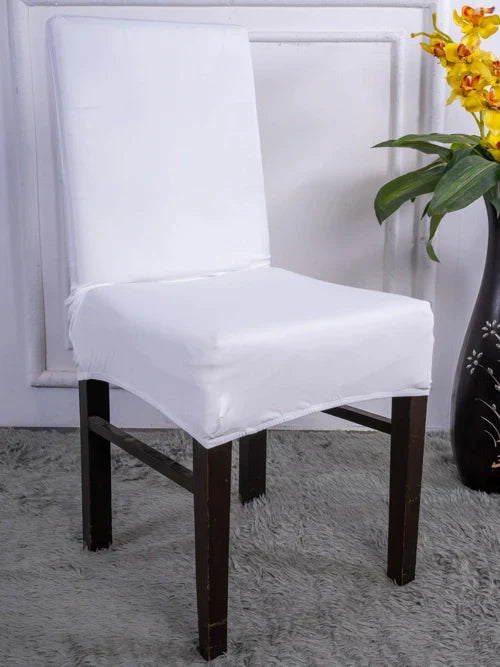 White Print Magic Universal Chair Cover