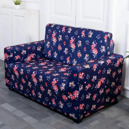 Purple Flower 2 Seater Sofa Covers