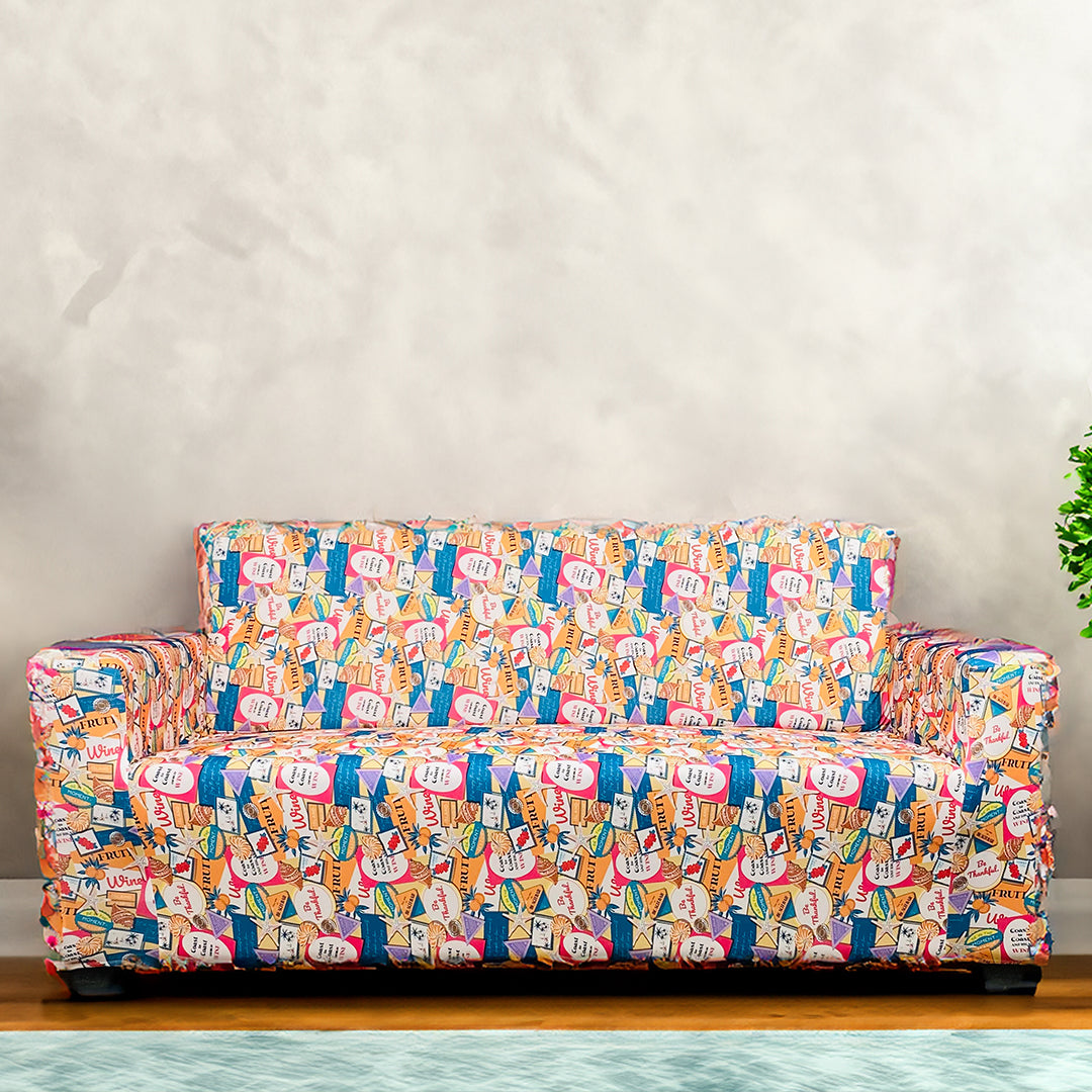 Retro Club Elastic Sofa Slipcover