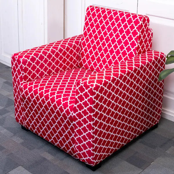 Red Diamond sofa cover 1 seater