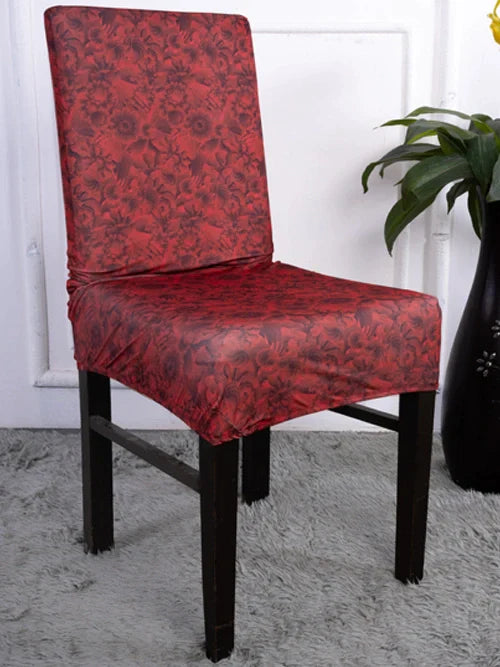 Ruby Red Magic Universal Dining Chair Covers