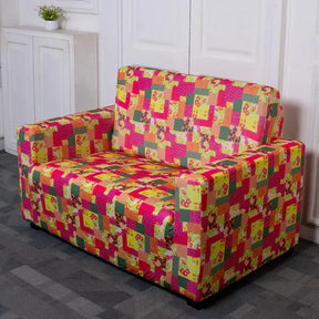 Shades of Puzzle Sofa Cover