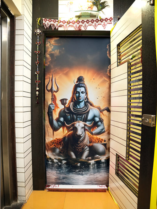 Lord Nandi Mahadev Door Covers