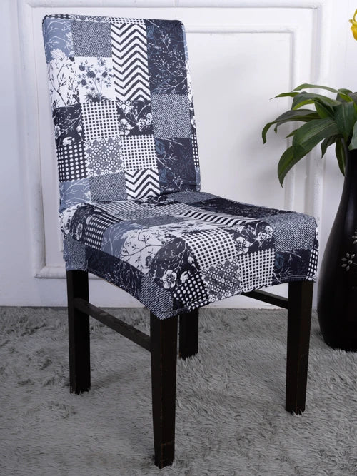 Snow Cubes Design Chair Covers