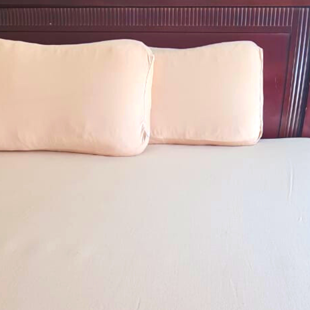 DivineTrendz Exclusive Cream Solid Bedsheet.