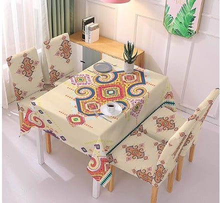 Rangoli Prints Chair & Table Cover