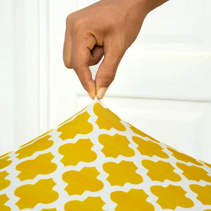 Yellow Diamond Stretchable Table Covers