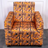 Yellow Leaves One Seater Sofa Covers