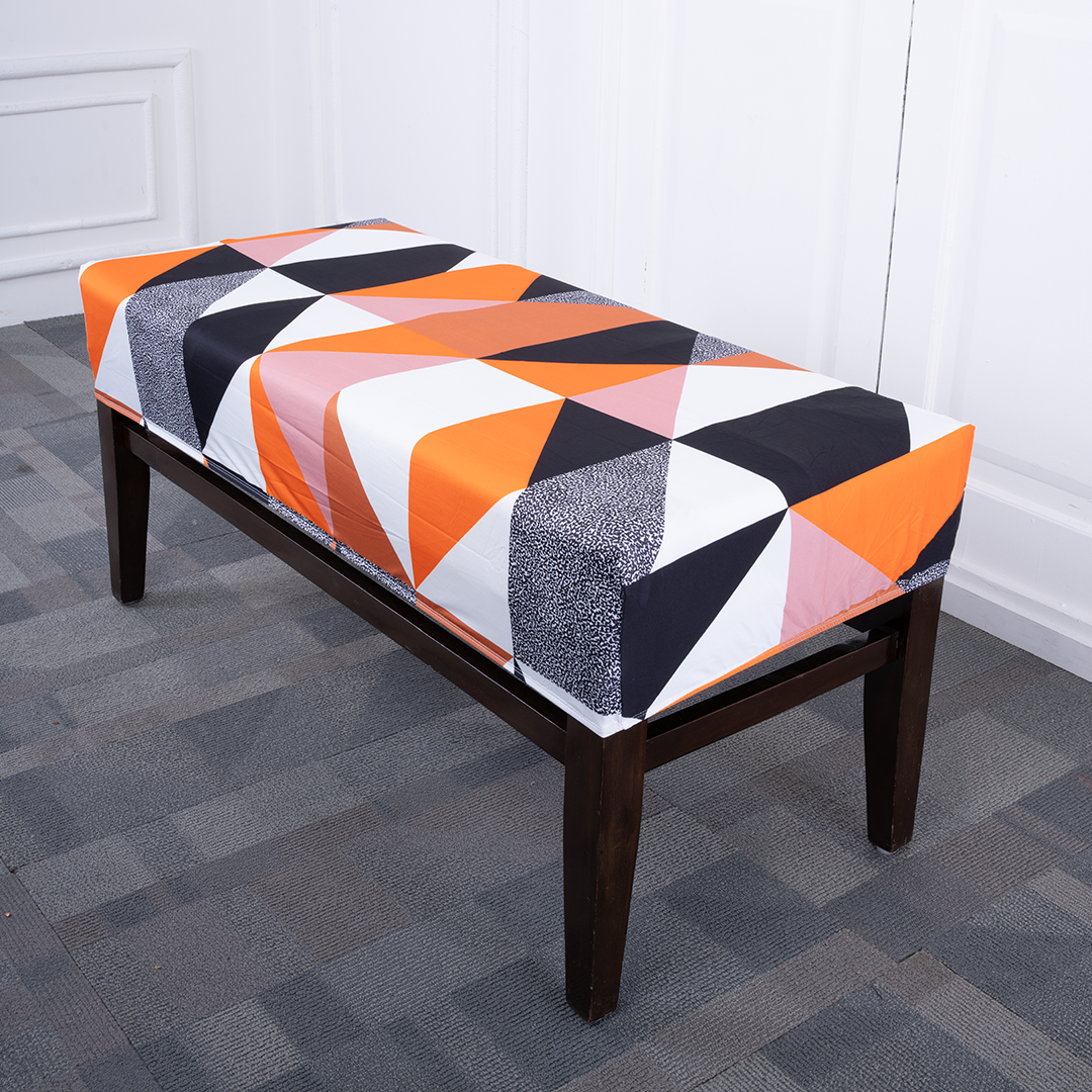 Orange Prism Bench Cover