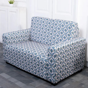 Blue Bliss Elastic Sofa Slipcovers