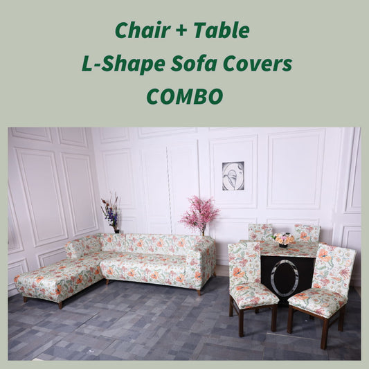 tropical flower elastic chair cover,table cover & sofa cover