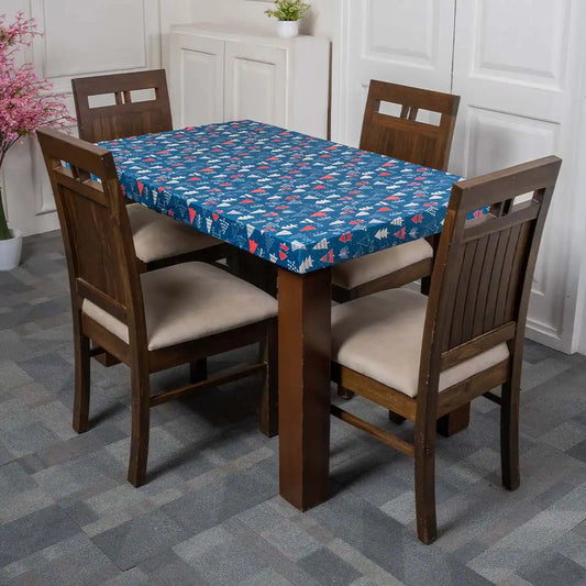 Christmas snow Elastic Table Cover