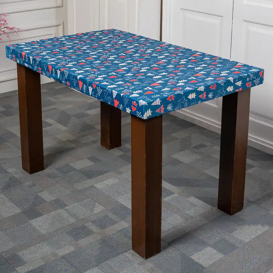 Christmas snow Elastic Table Covers