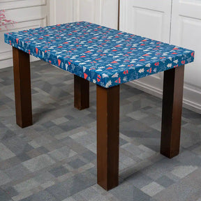 Christmas snow Elastic Table Covers