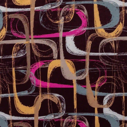 Colorful Maze Elastic Table Slip Covers 