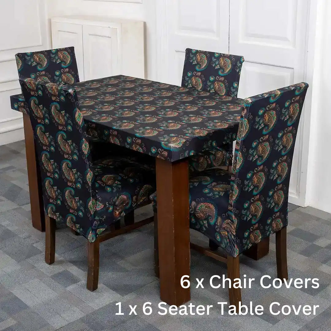 dining table cover 6 seater