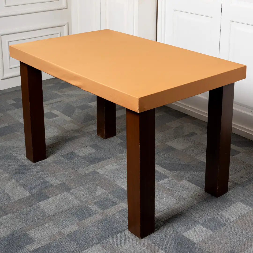 Copper Rust Elastic Table Cover Set