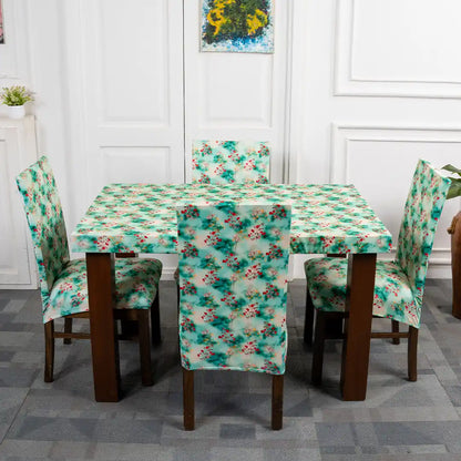 Green Tulip Elastic Chair And Table Covers