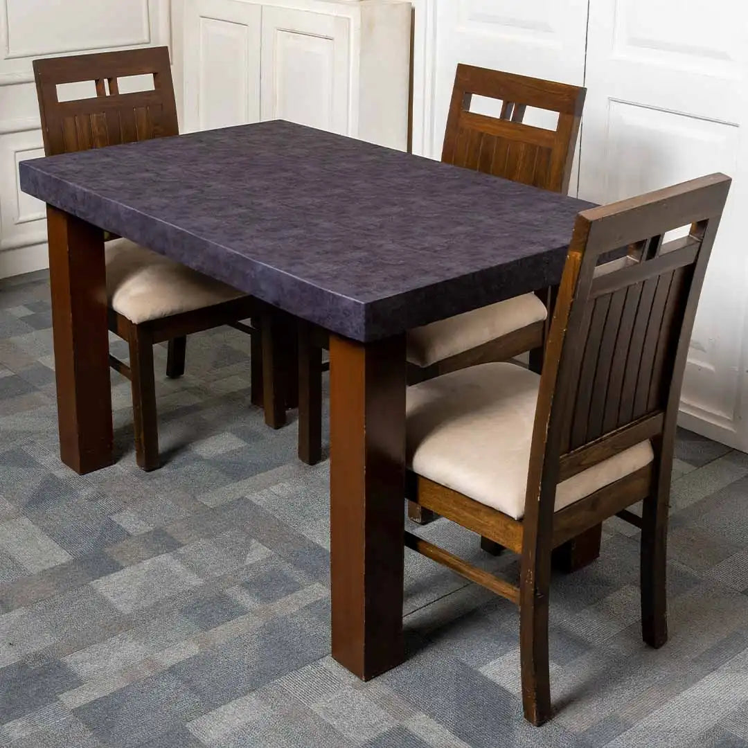 Gray Velvet Elastic Table Covers Set