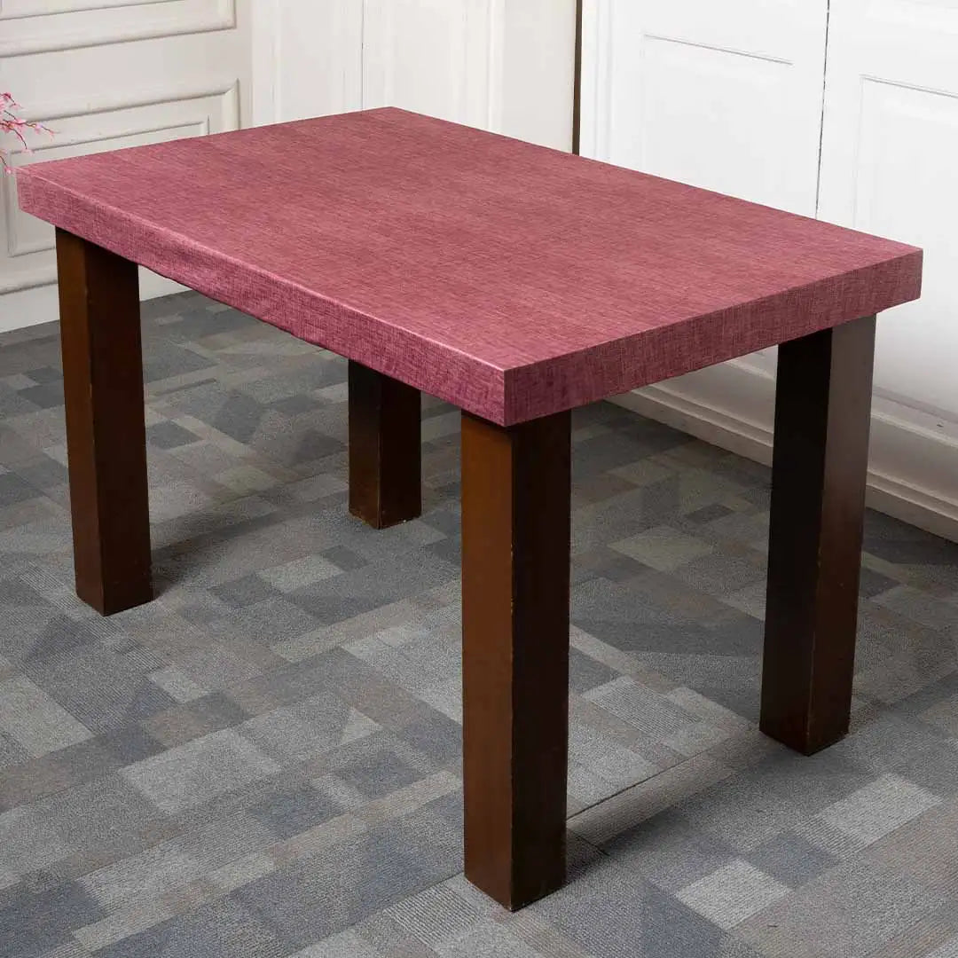  Magenta juth Elastic Table Covers