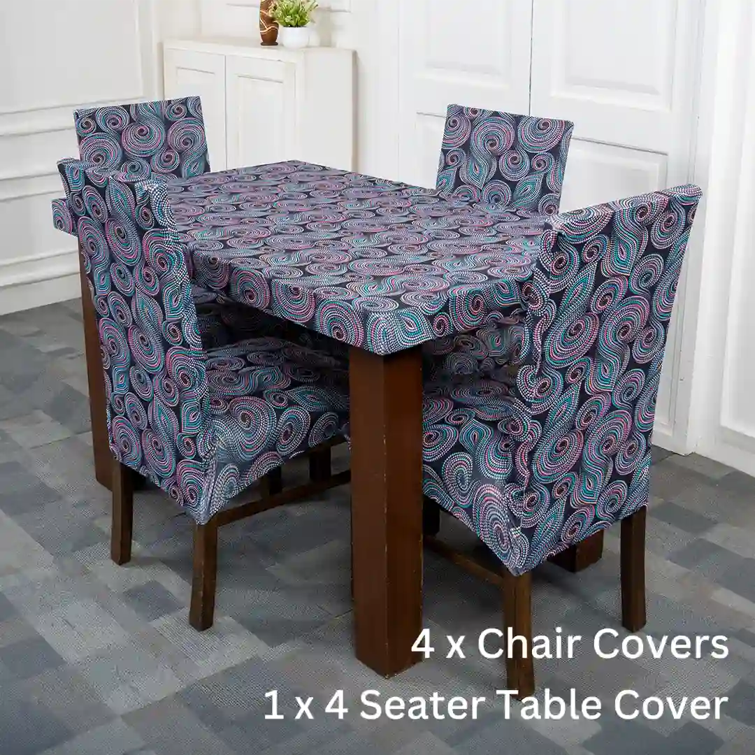 Martingale Dots Elastic Chair And Table Cover 