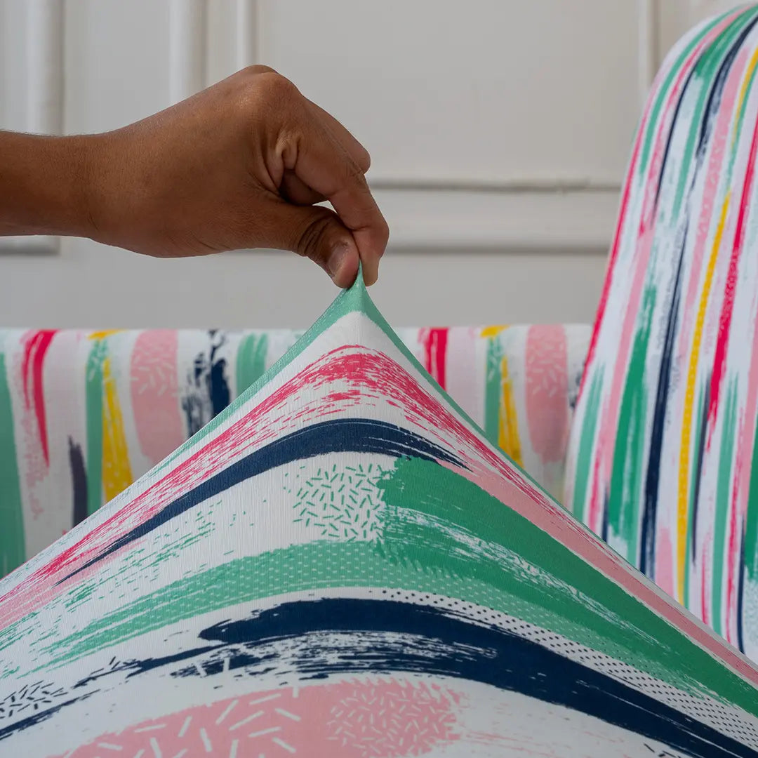 Multicolored Stretchable Sofa Slipcovers