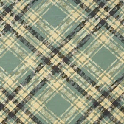 Plaid Pattern Elastic Table Covers Set