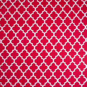 Red Diamond Color Pattern Elastic Table Cover