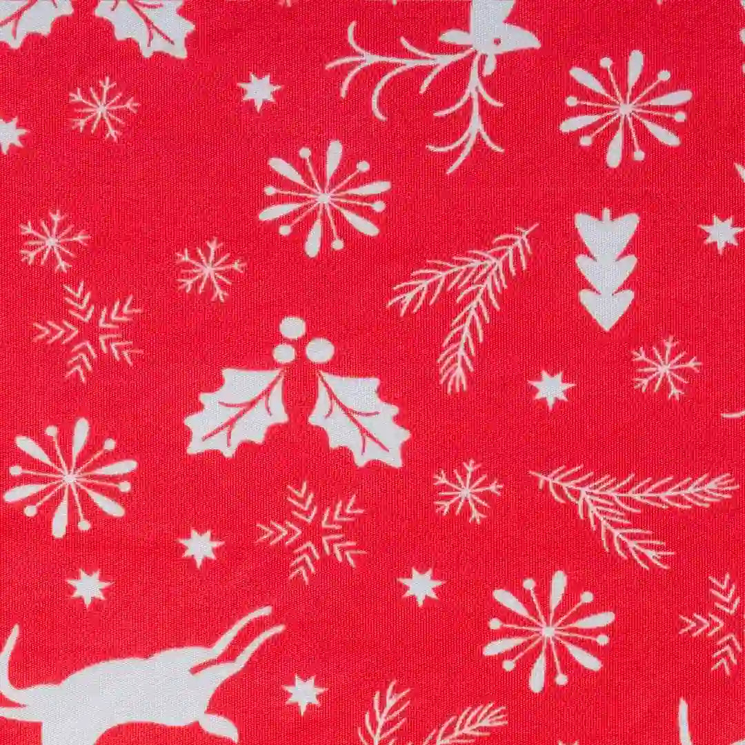 Reindeer Print Design Elastic Table Cover Set