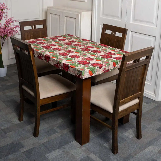 DivineTrendz Exclusive - Russet Rose Elastic Table Cover