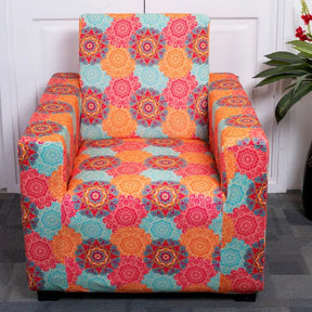 Multi-Coloured Vintage Motifs single seats